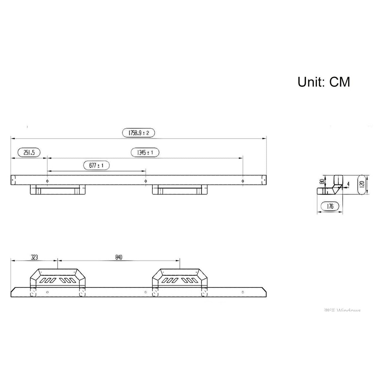 7" Running Boards Side Steps for 2018-2023 Jeep Wrangler JL 4-Door Exterior Part