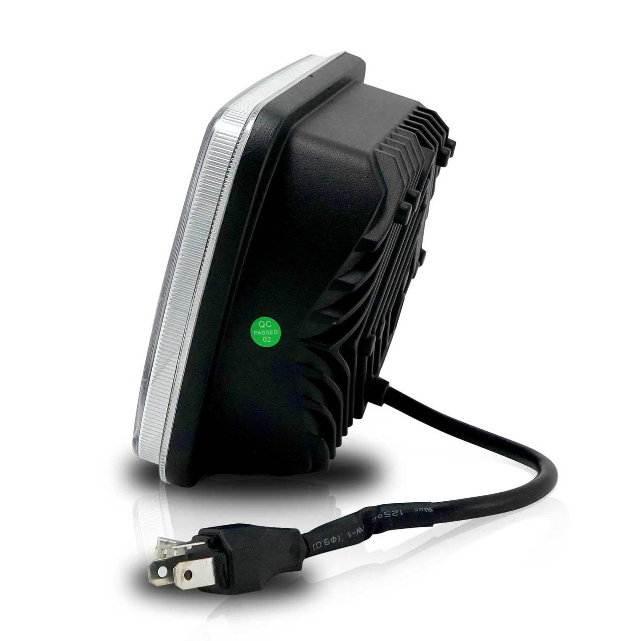 DEMON LED Black Projector Headlights w/DRL for XJ and YJ Lighting