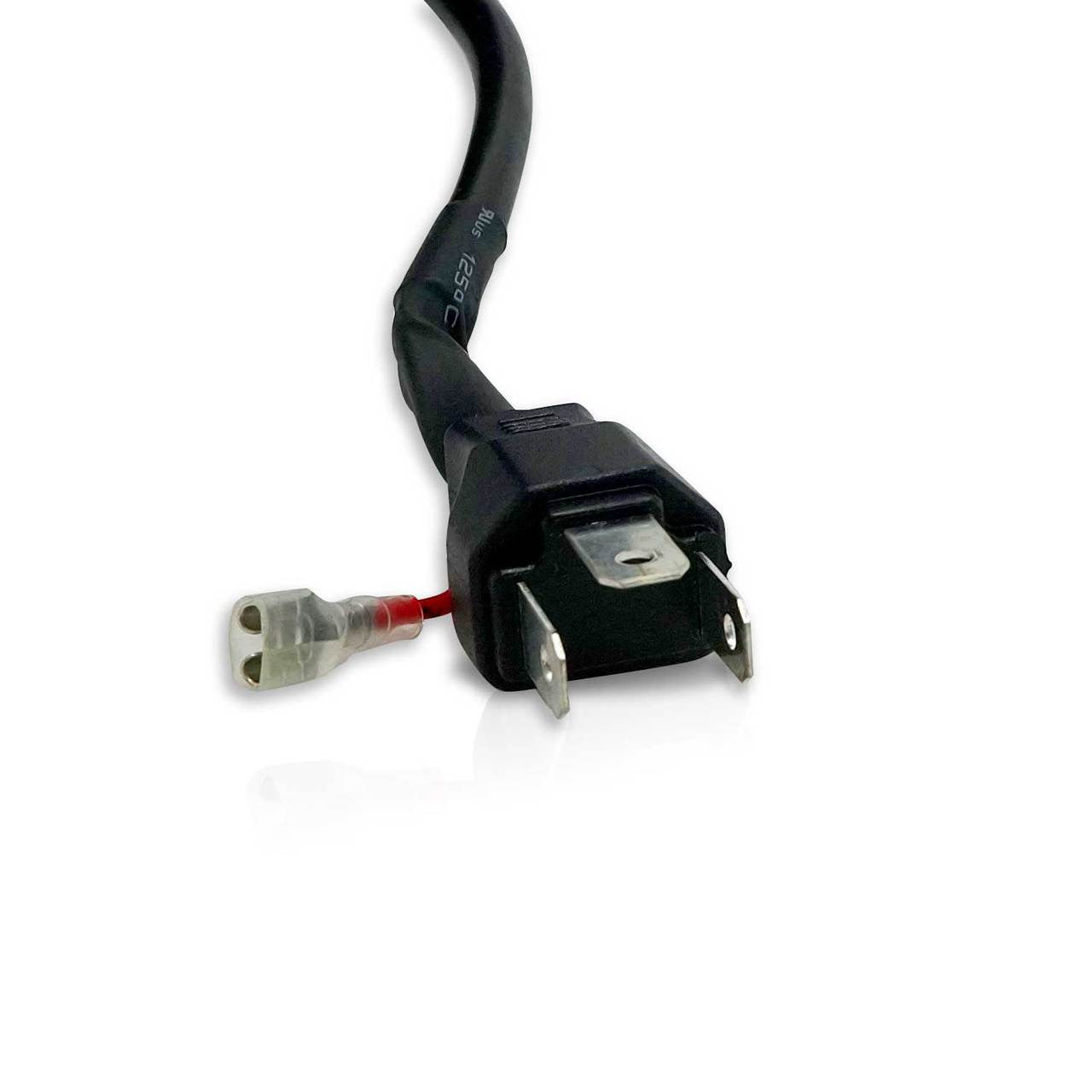 7x6 (5x7) H6054 200mm LED Projector w/ Demon DRL Headlights Black Set Lighting