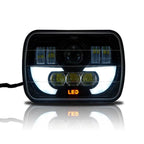 DEMON LED Black Projector Headlights w/DRL for XJ and YJ - GENSSI Lighting