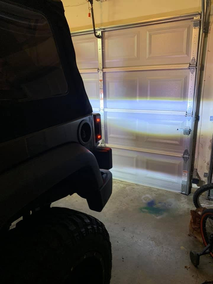 Optical Array Clear LED Tail Lights for Wrangler JK 2007-2018 Lighting