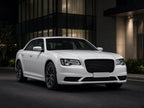 2015-2023 Chrysler 300 with black halogen projector LED DRL headlights installed