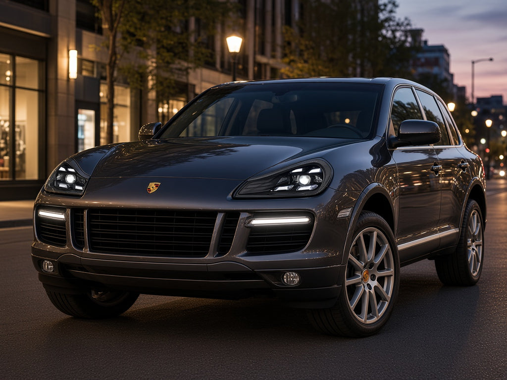 2007-2010 Porsche Cayenne 957 with Full LED headlights installed