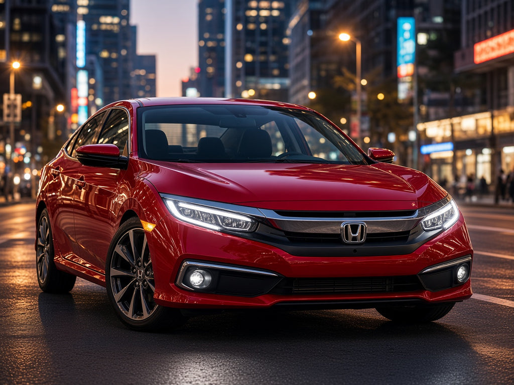 2016-2021 Honda Civic with Full LED headlights installed