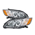 Chrome Projector Halogen Headlights Pair for Subaru Outback (2008-2009)