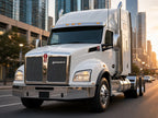 2014-2023 Kenworth T880 with Chrome Halogen headlights installed