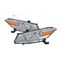 Chrome Halogen Headlights Pair for Honda Accord Coupe (2008-2012)