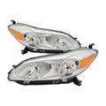 Chrome Halogen Headlights Pair for Toyota Matrix (2009-2014)