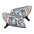 Chrome Halogen Headlights Pair for Toyota 4Runner (2003-2005)