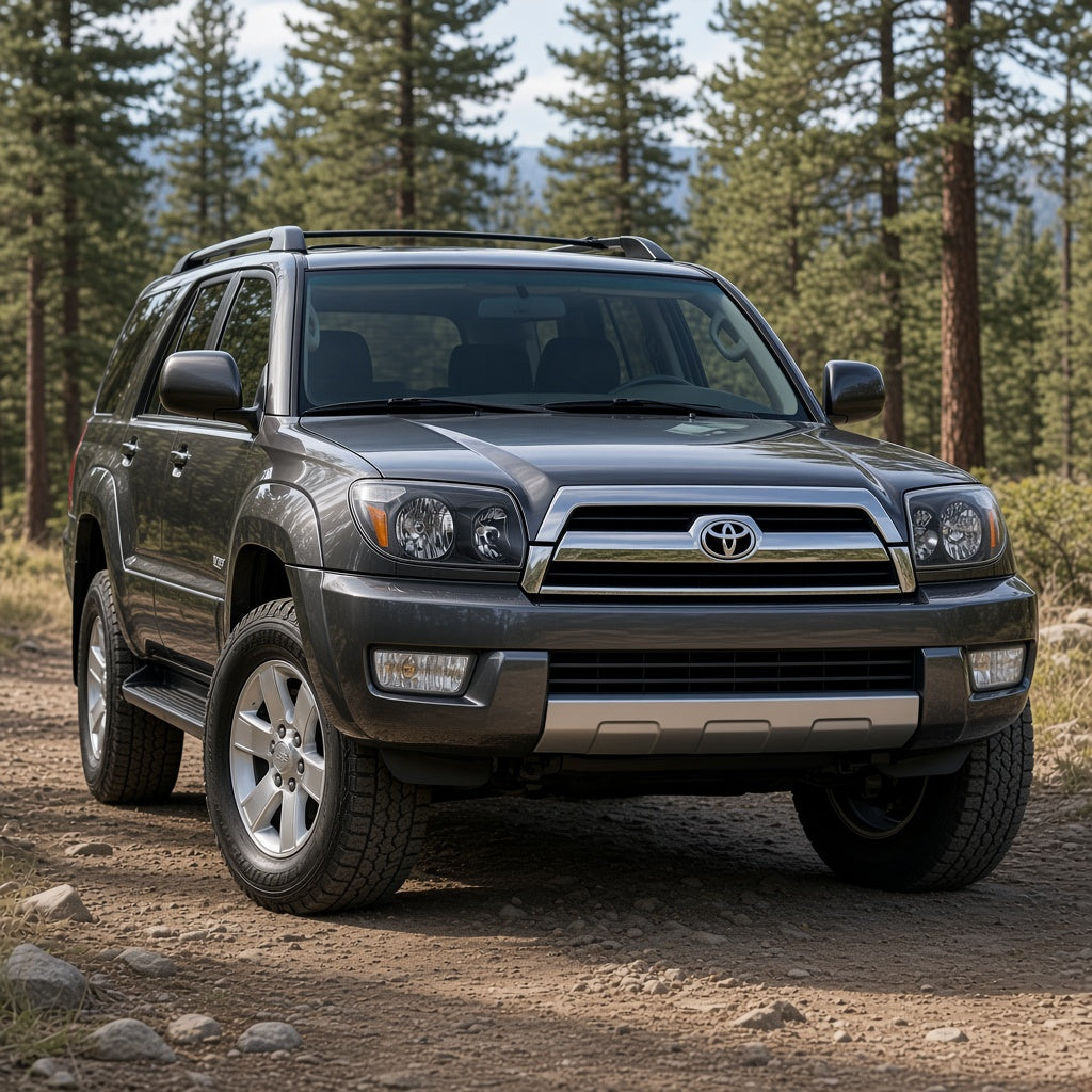 2003-2005 Toyota 4Runner with Black Halogen headlights installed