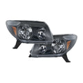 Black Halogen Headlights Pair for Toyota 4Runner (2003-2005)
