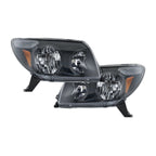 Black Halogen Headlights Pair for Toyota 4Runner (2003-2005)