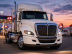 2008-2016 International ProStar with Black Halogen headlights installed