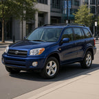 2004-2005 Toyota RAV4 with Chrome Halogen headlights installed