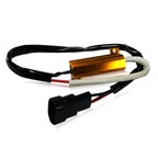 HID Xenon Wire Relay Harness H11 H9 H8 880 881 50W Relay with Resistors Flicker Prevention - GENSSI Lighting