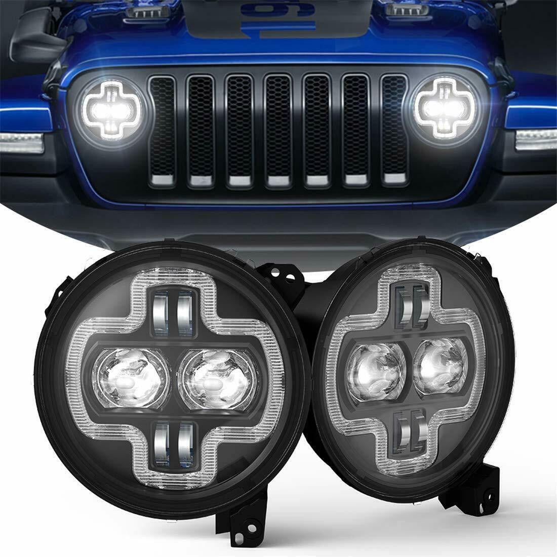 ARRAY 9 Inch LED Headlights for Wrangler JL & Gladiator 2018+ Lighting