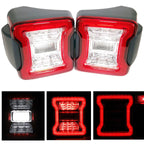 JL Style LED Tail Lights for Jeep Wrangler JK JKU 2007 - 2018 - GENSSI Lighting