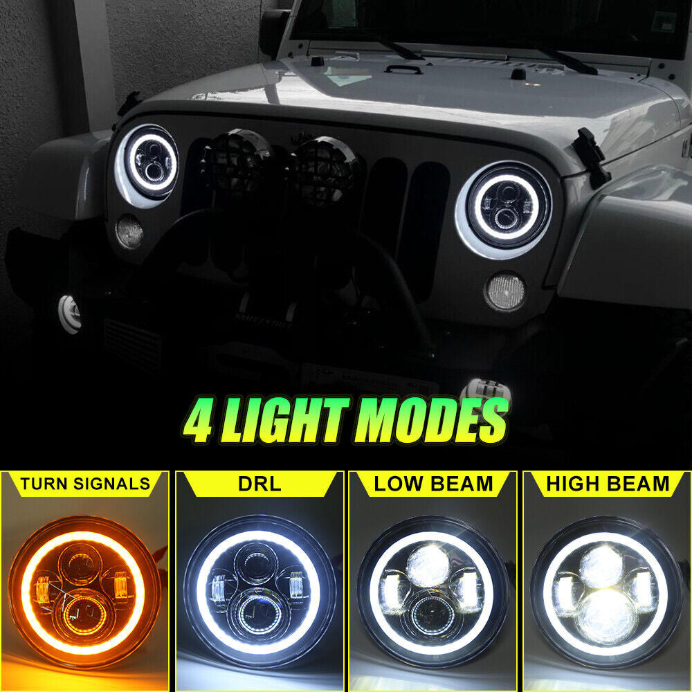 Smoked LED Tail Lights and Headlights Combo for Gladiator JT JL JLU 2018-2023 Lighting