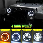 Smoked LED Tail Lights and Headlights Combo for Gladiator JT JL JLU 2018 - 2023 - GENSSI Lighting