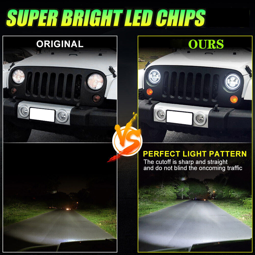 Smoked LED Tail Lights and Headlights Combo for Gladiator JT JL JLU 2018-2023 Lighting