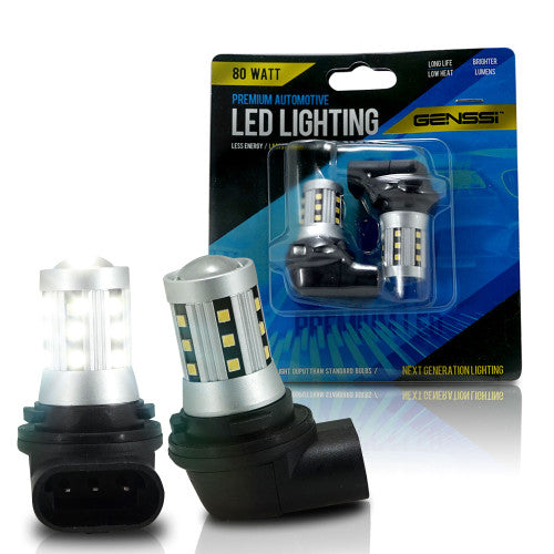 80W LED For Honda ATV 92069-0019 34901-HR3-A21 Headlight Bulbs (2 Pack) Default Title Lighting