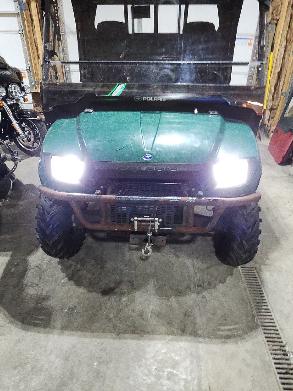 80W LED For Honda ATV 92069-0019 34901-HR3-A21 Headlight Bulbs (2