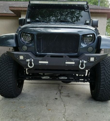 XPE Honeycomb Array Black LED Headlights for Wrangler 1996-2018 Lighting