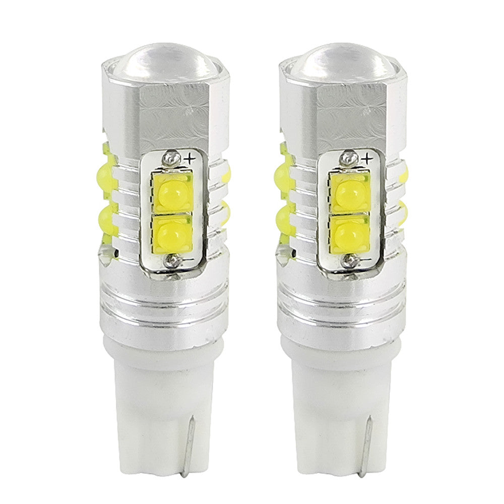 194 168 W5W T10 LED Bulbs 50W Projector (2 Pack) Lighting