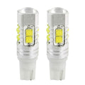 194 168 W5W T10 LED Bulbs 50W Projector (2 Pack) Default Title Lighting