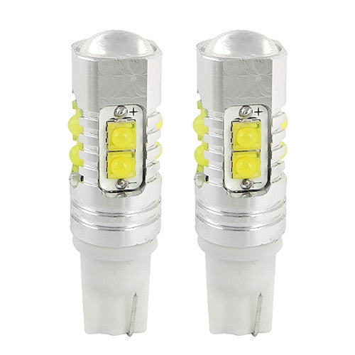 194 168 W5W T10 LED Bulbs 50W Projector (2 Pack) Default Title Lighting