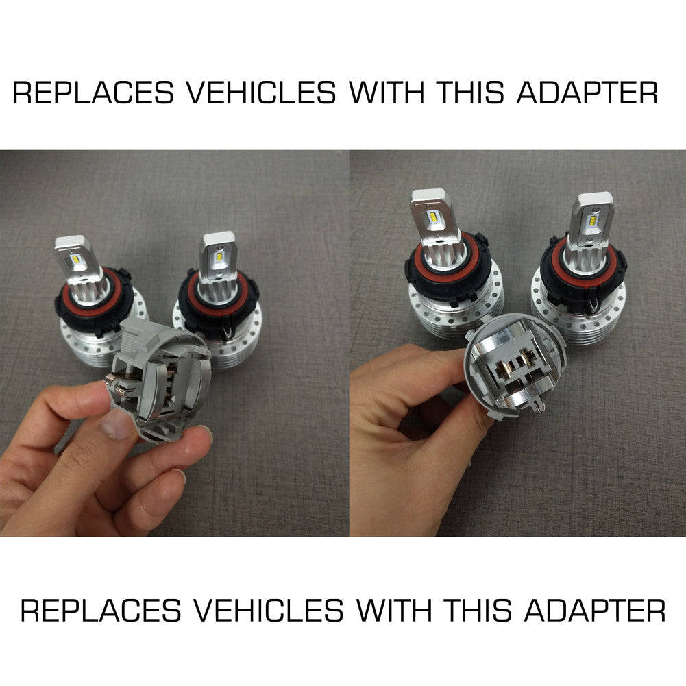 LED Conversion Kit Perfect Fitment No Adapter Need For VW Golf MK6 MK7 Jetta H7 Lighting