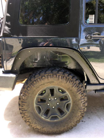 Steel Flat Top Metal Fenders for Wrangler JK 2007-2018 Exterior Part
