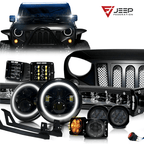Jeep Federation Black out 13 Piece Appearance package. - GENSSI Exterior Part