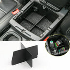 Armrest Storage Box Tray Organizer Divider For Jeep Wrangler JL 2018-2019 Interior Part