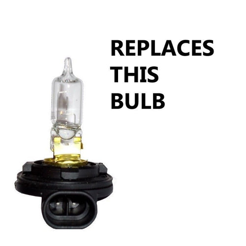 80W LED bulbs Compatible With Polaris OEM ATV 27W Low Beam Headlight Bulb 4030059 Modify (Pack of 2) - GENSSI Lighting