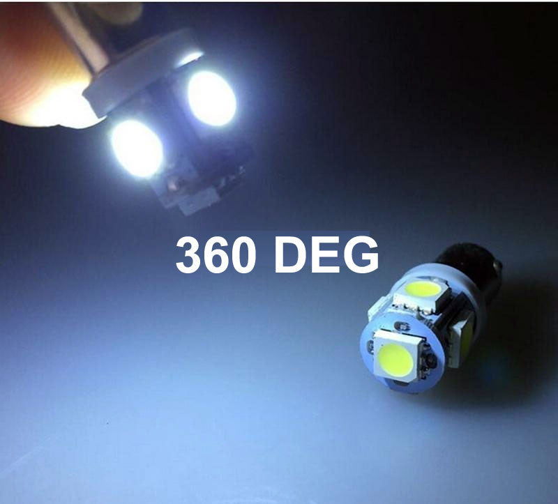 BA9S 47830 Interior Map Dome Vanity Mirror Light Bulbs White (4 Pack) Lighting