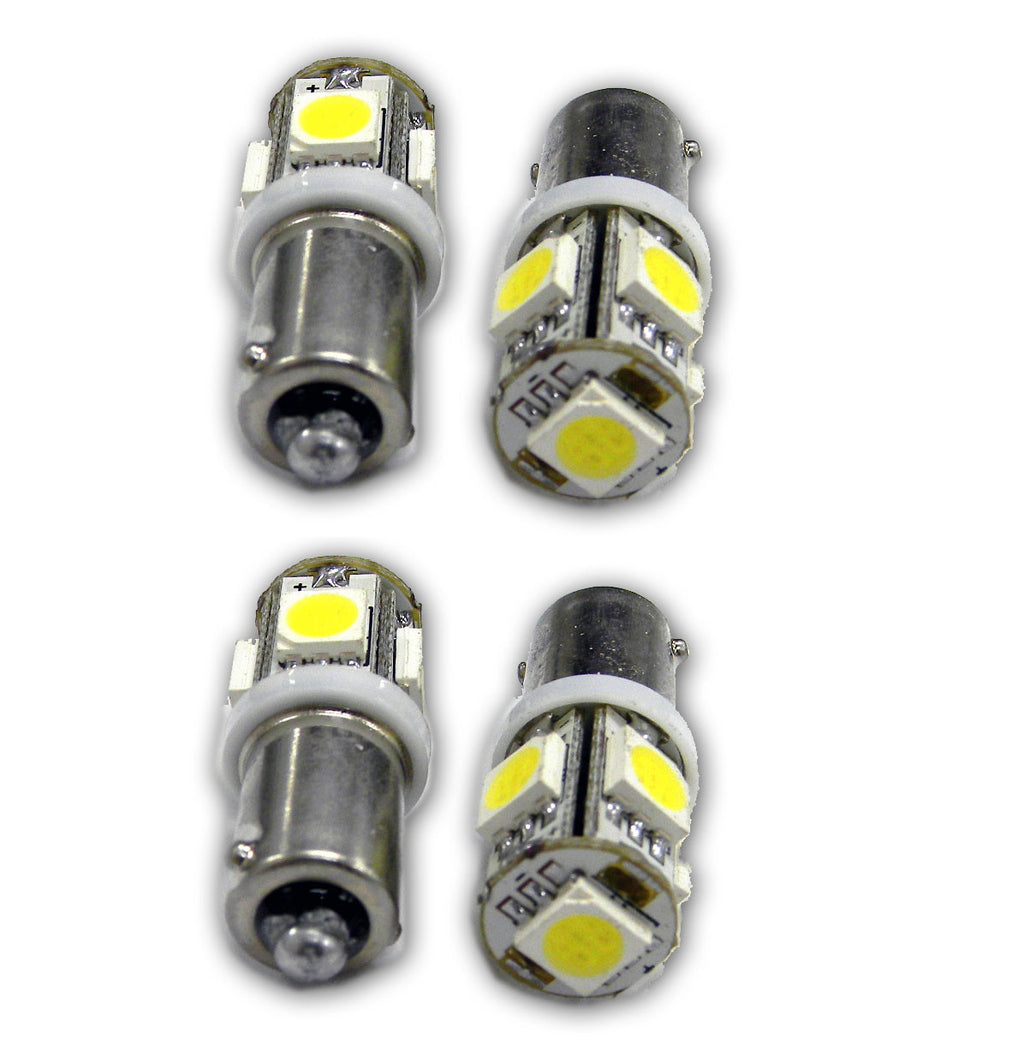 BA9S 47830 Interior Map Dome Vanity Mirror Light Bulbs White (4 Pack) Lighting