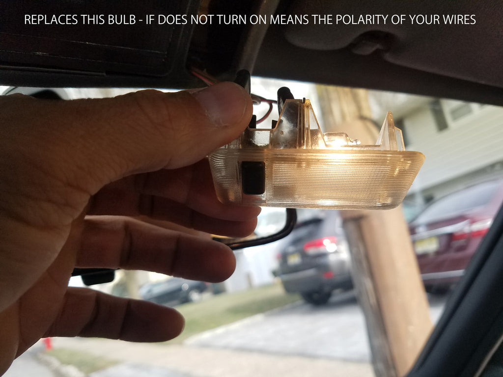 BA9S 47830 Interior Map Dome Vanity Mirror Light Bulbs White (4 Pack) Lighting