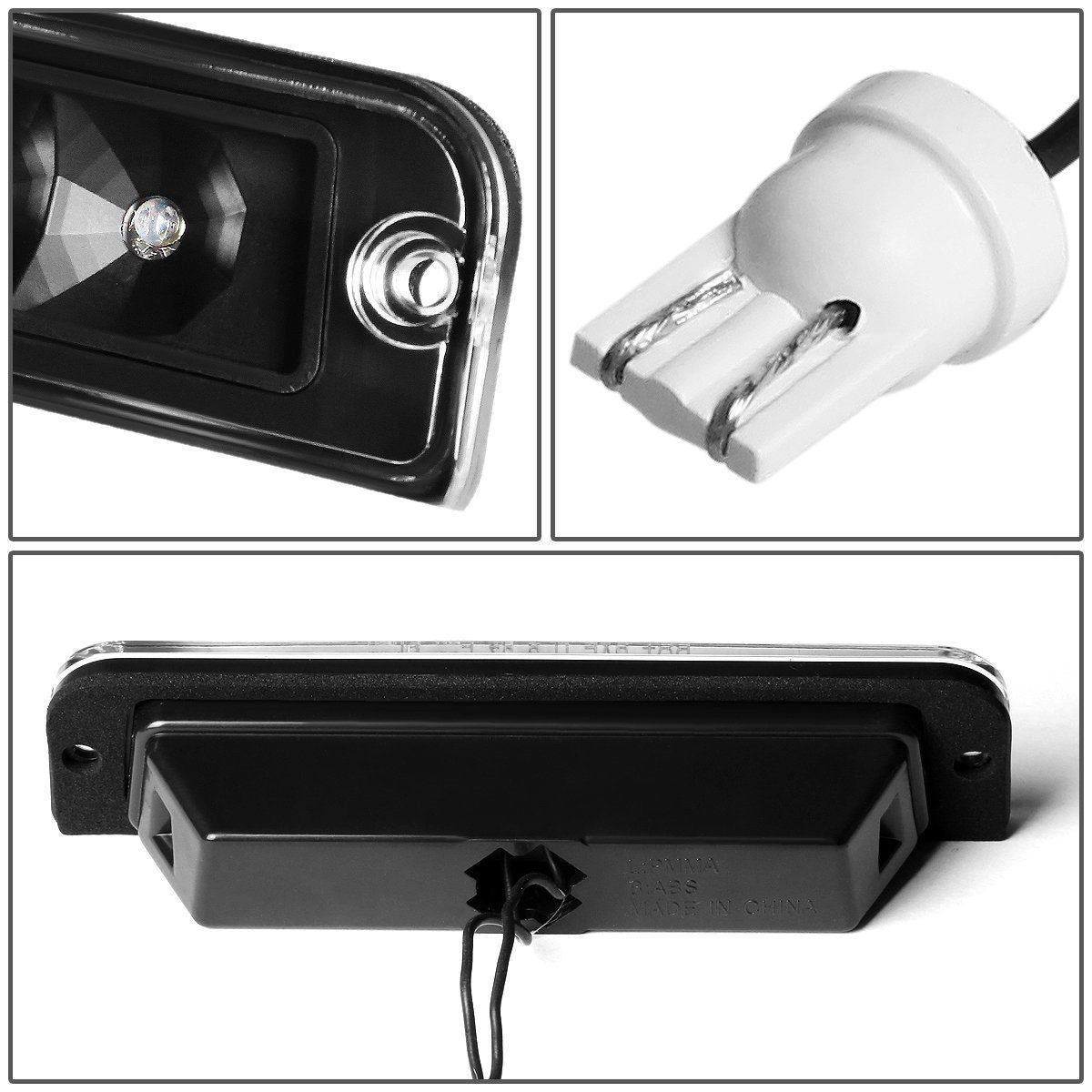 Black LED 3rd Third Brake Light for Jeep Wrangler TJ 1997-2006 Lighting