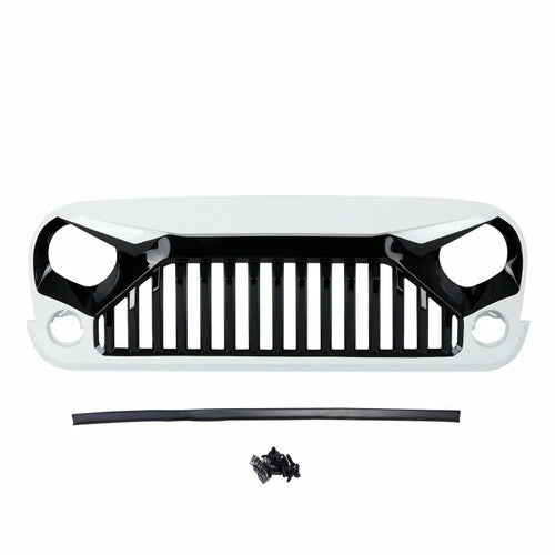 White&Black Gladiator Vader Grill Jeep Wrangler JK 2007-2017 Default Title Grille
