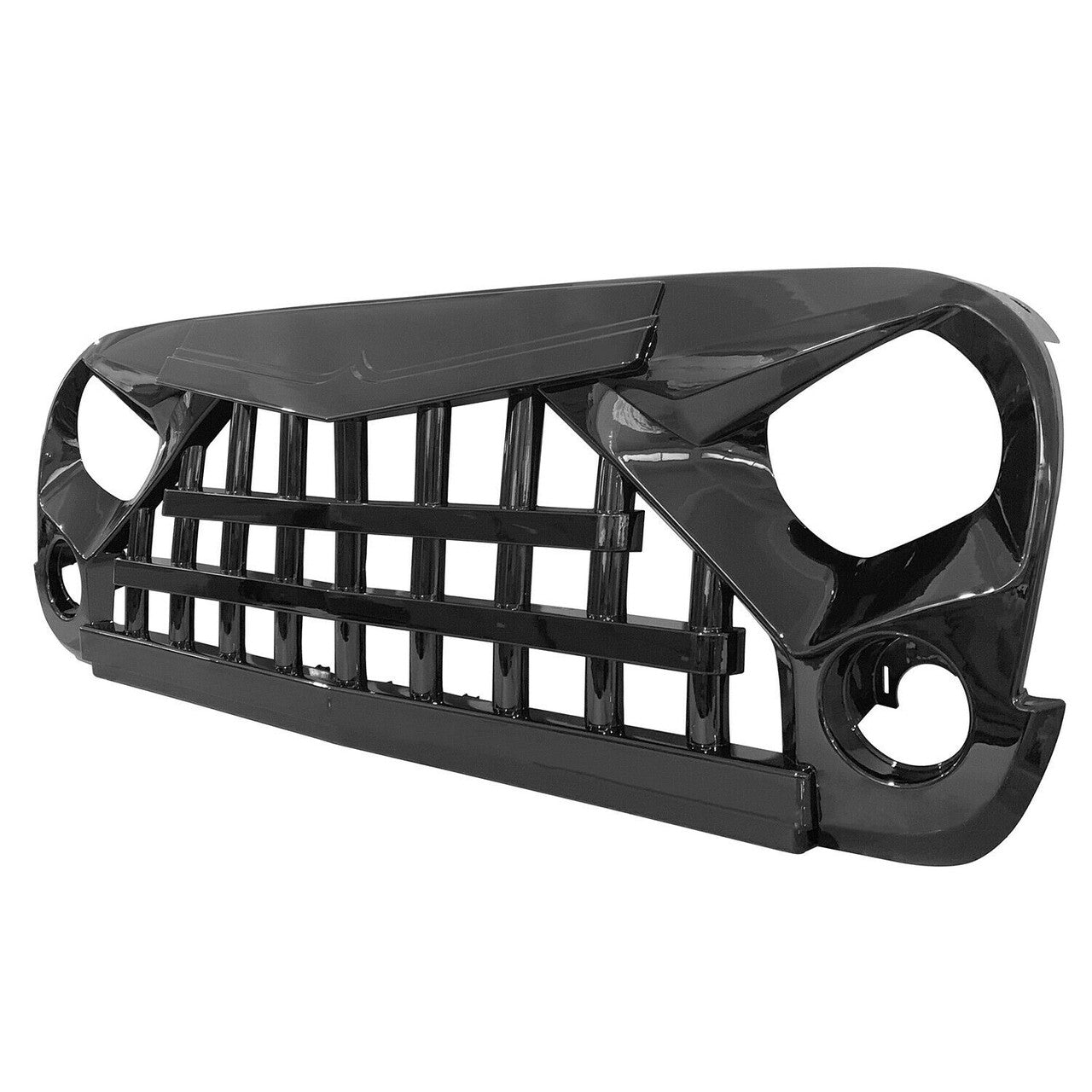 Glossy Black Samurai Grille Jeep Wrangler JK 2007-2018 Grille