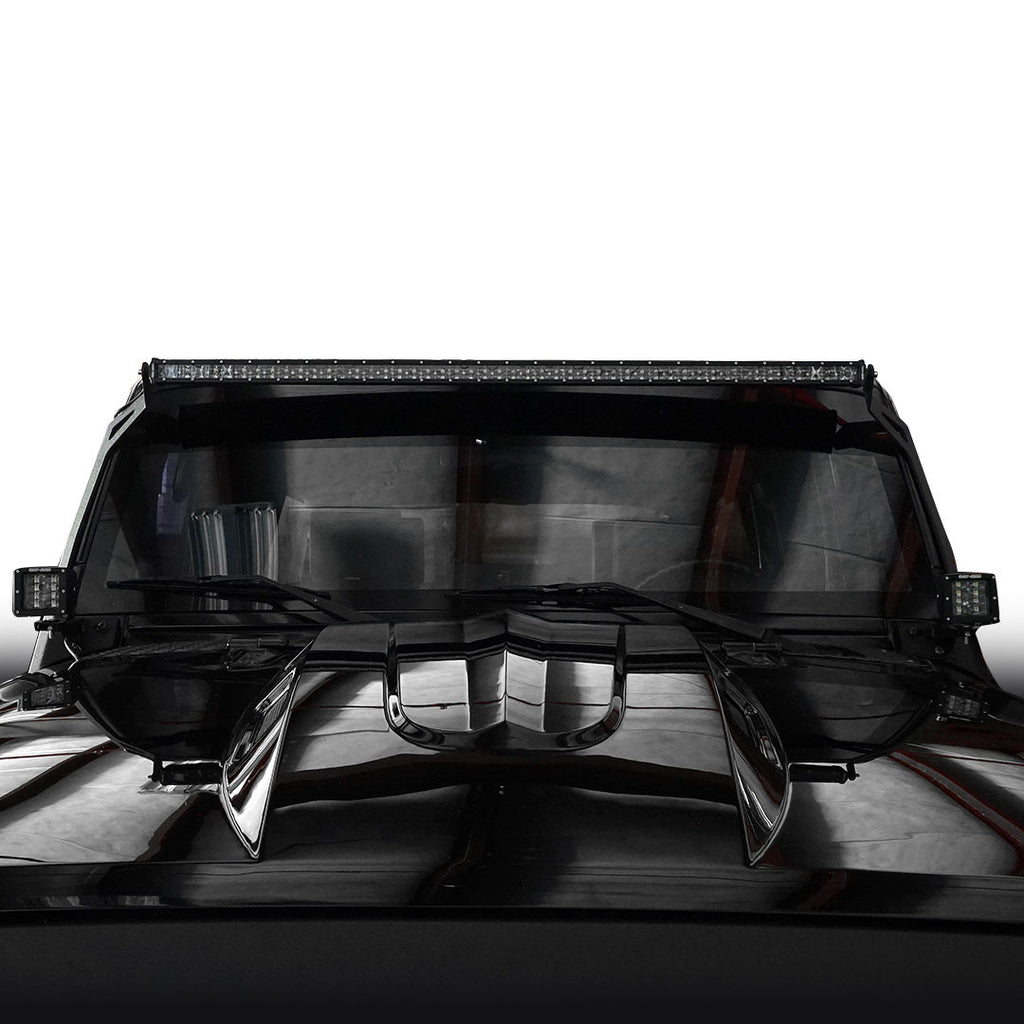 Light Bar Bracket 50 Inch Straight with Pod Mounts for Jeep Wrangler JK JKU 2007 - 2018 - GENSSI Exterior Part