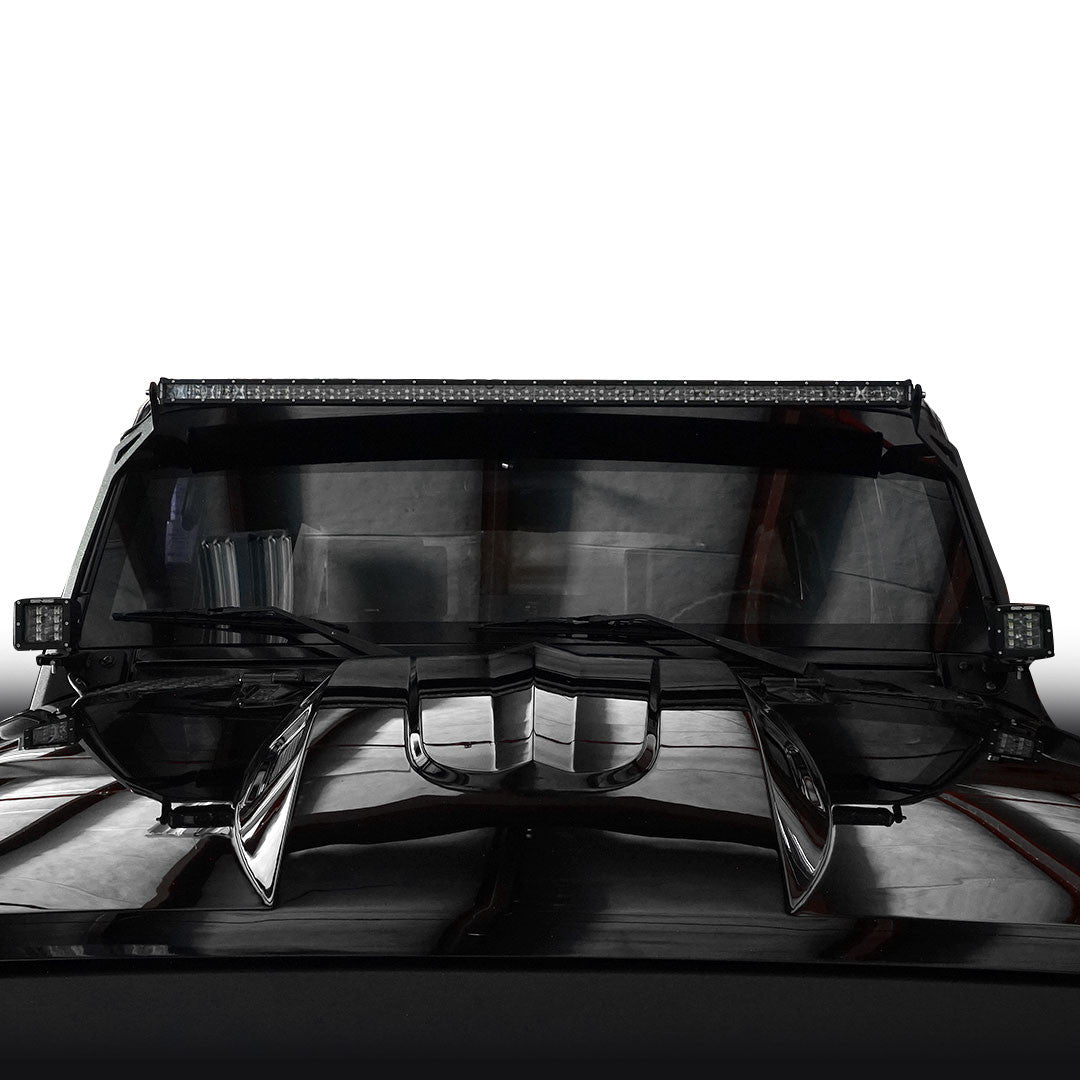 Light Bar Bracket 50 Inch Straight with Pod Mounts for Jeep Wrangler JK JKU 2007 - 2018 - GENSSI Exterior Part