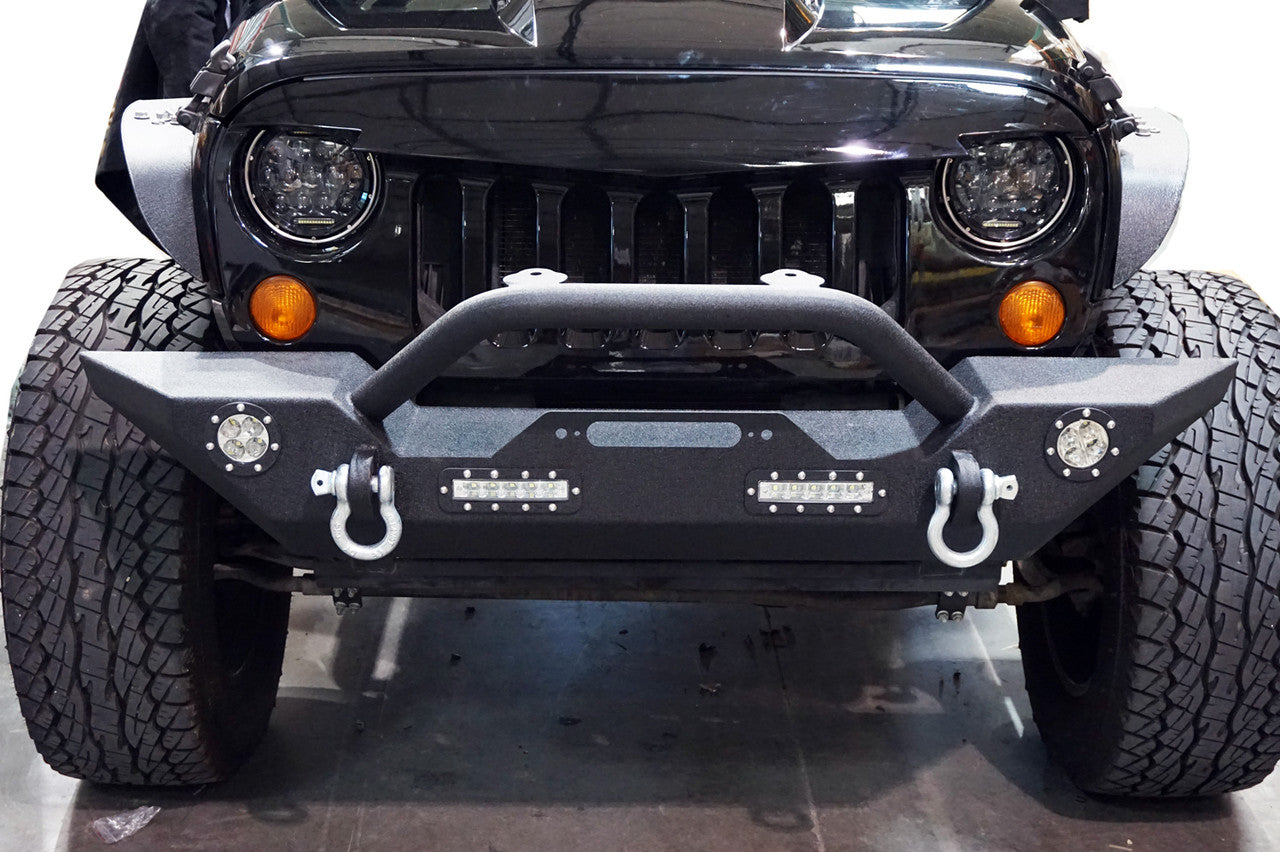 Front and Rear Rock Crawler Bumpers for Wrangler JK 2007-2018 Bumper