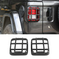 Rear Tail Light Lamp Cover Guard Trim Decorate For Jeep Wrangler JL 2018-2023 Black Default Title Lighting