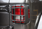 Rear Tail Light Lamp Cover Guard Trim Decorate For Jeep Wrangler JL 2018-2023 Black Lighting