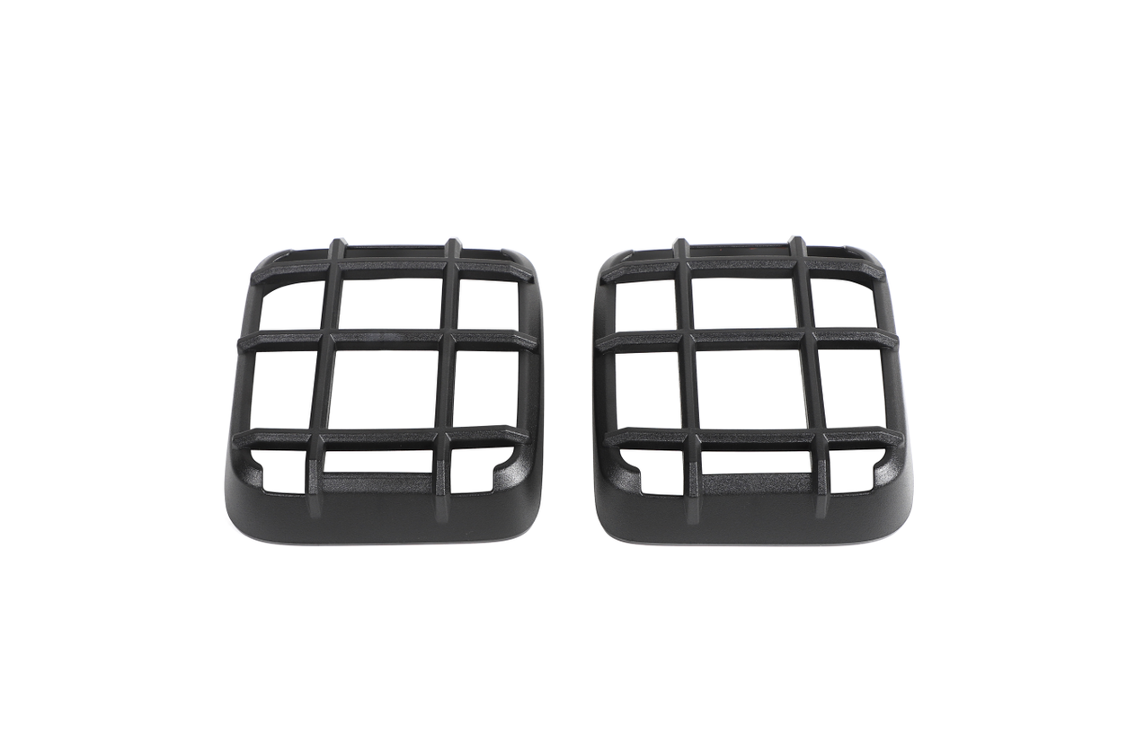 Rear Tail Light Lamp Cover Guard Trim Decorate For Jeep Wrangler JL 2018-2023 Black Lighting