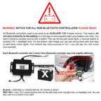 LED Under Body Rock Lights Color with Bluetooth Controller 8x - GENSSI Lighting