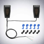 Rear Window Glass BrakeTail Backup LED Lights Kit For Jeep Wrangler JK (2007-2017 ) Lighting