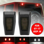 Rear Window Glass BrakeTail Backup LED Lights Kit For Jeep Wrangler JK (2007-2017 ) Lighting